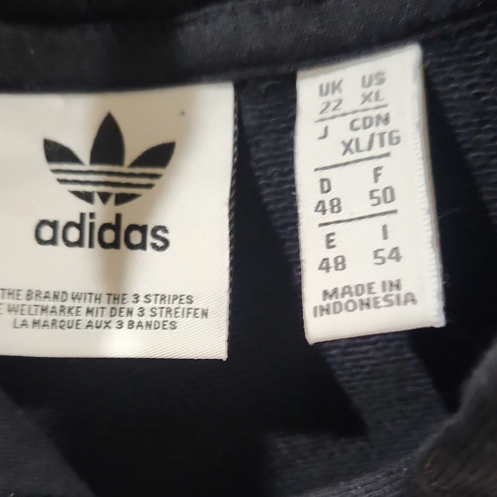 adidas Black and White Women's Hoodie Sweater - Picture 2 of 8